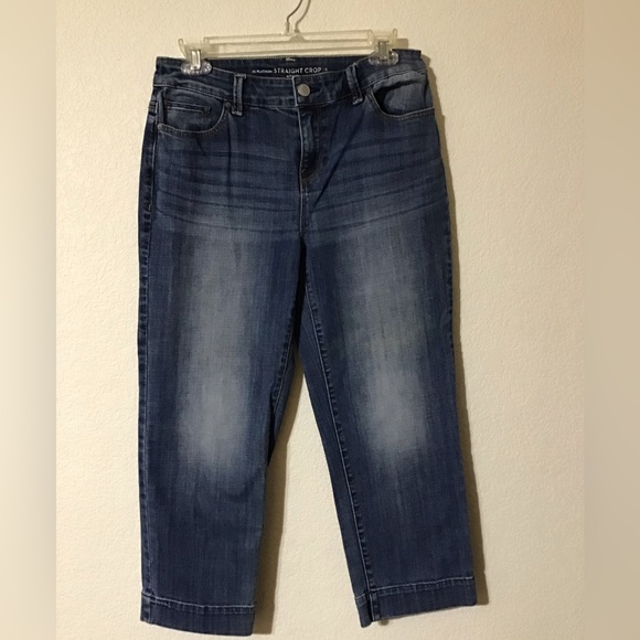 Women Capri Jeans With People By Cheekbones Size 0